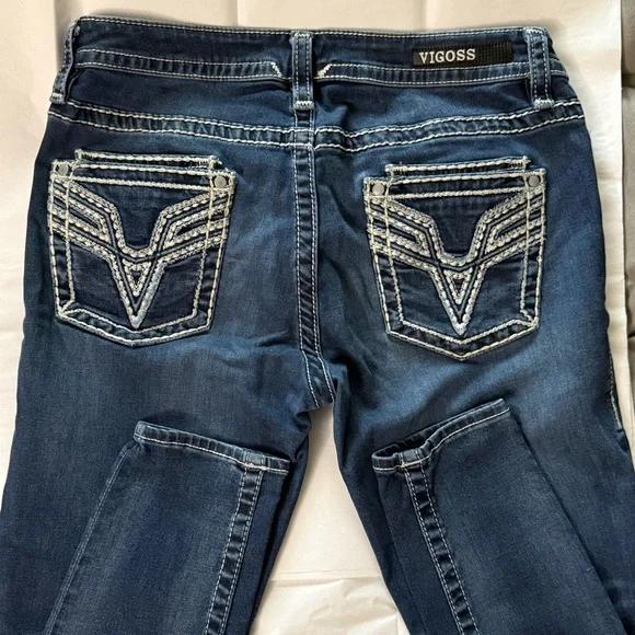 Vigoss Dark Blue Ankle Skinny Jeans - Picture 14 of 14